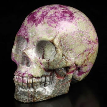 Stichtit Serpentin Skull